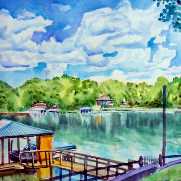 Turn Your Water Photo Into A Hand Made Artist Portrait Painting
