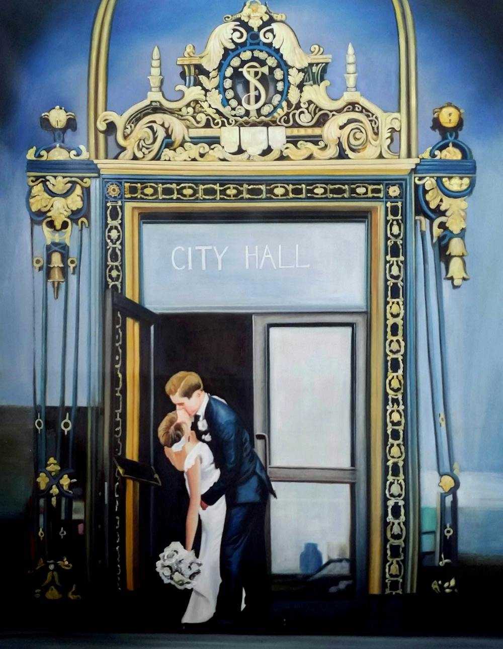 Artist-Rendered Painting