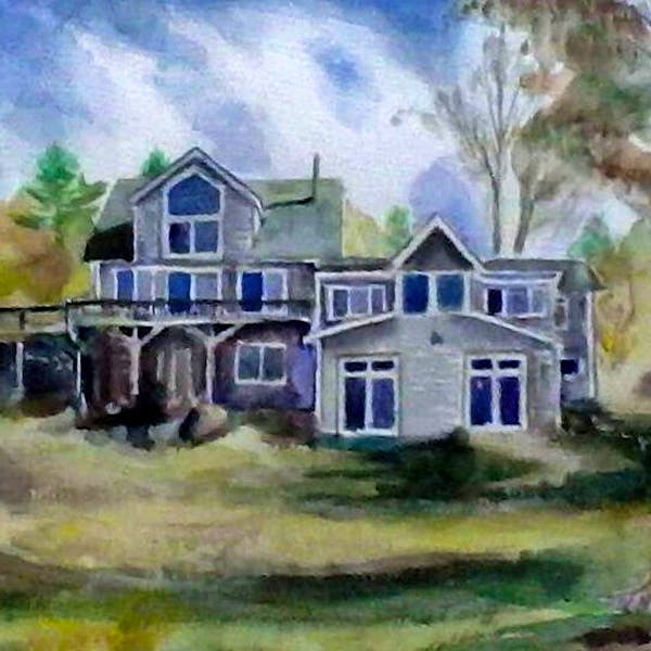 watercolor painting from photo instapainting com