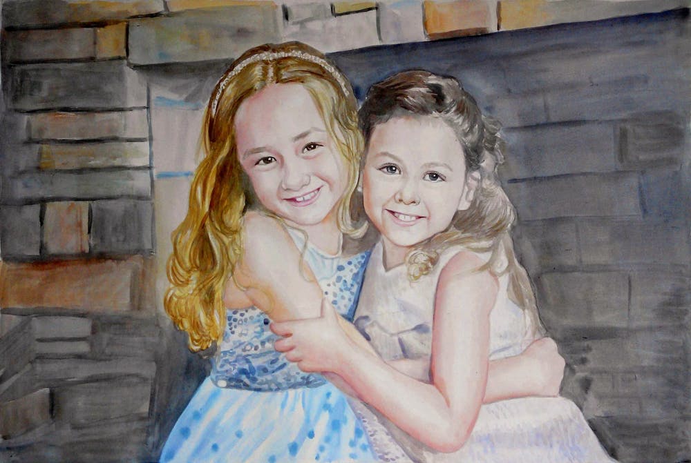 Artist-Rendered Painting