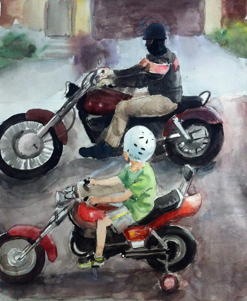 Artist-Rendered Painting