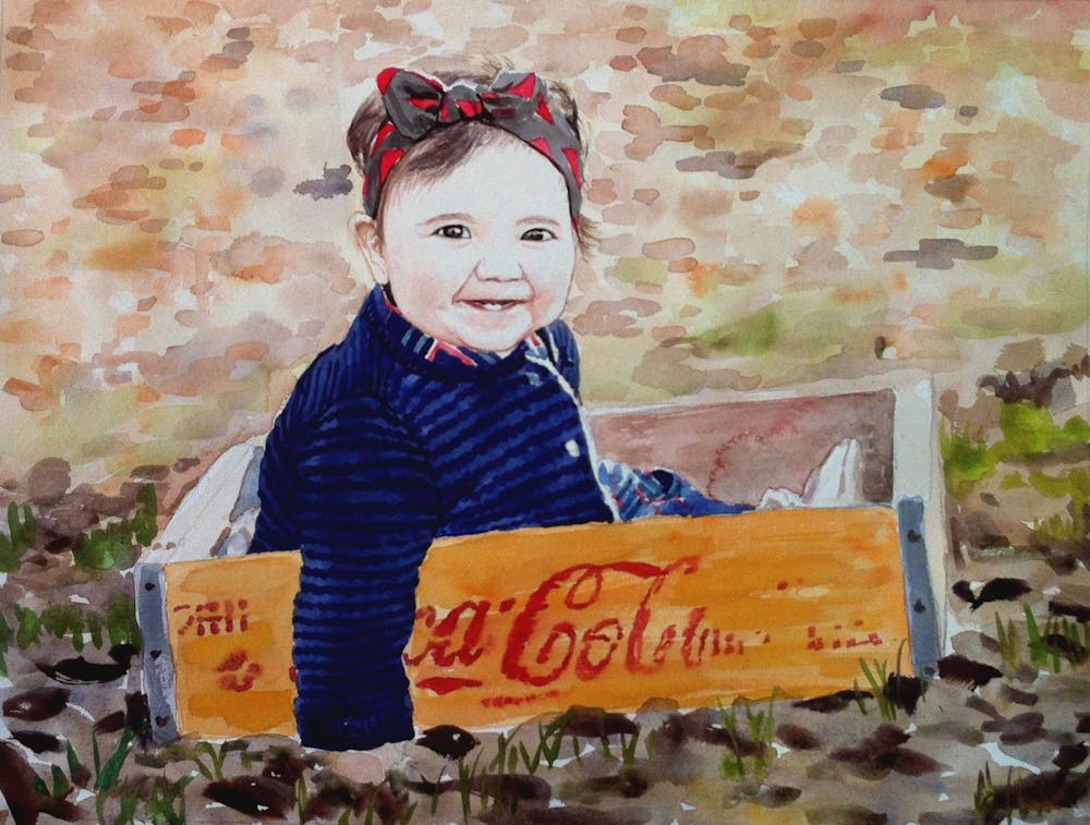 Artist-Rendered Painting