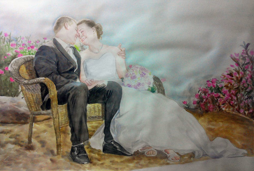 Artist-Rendered Painting