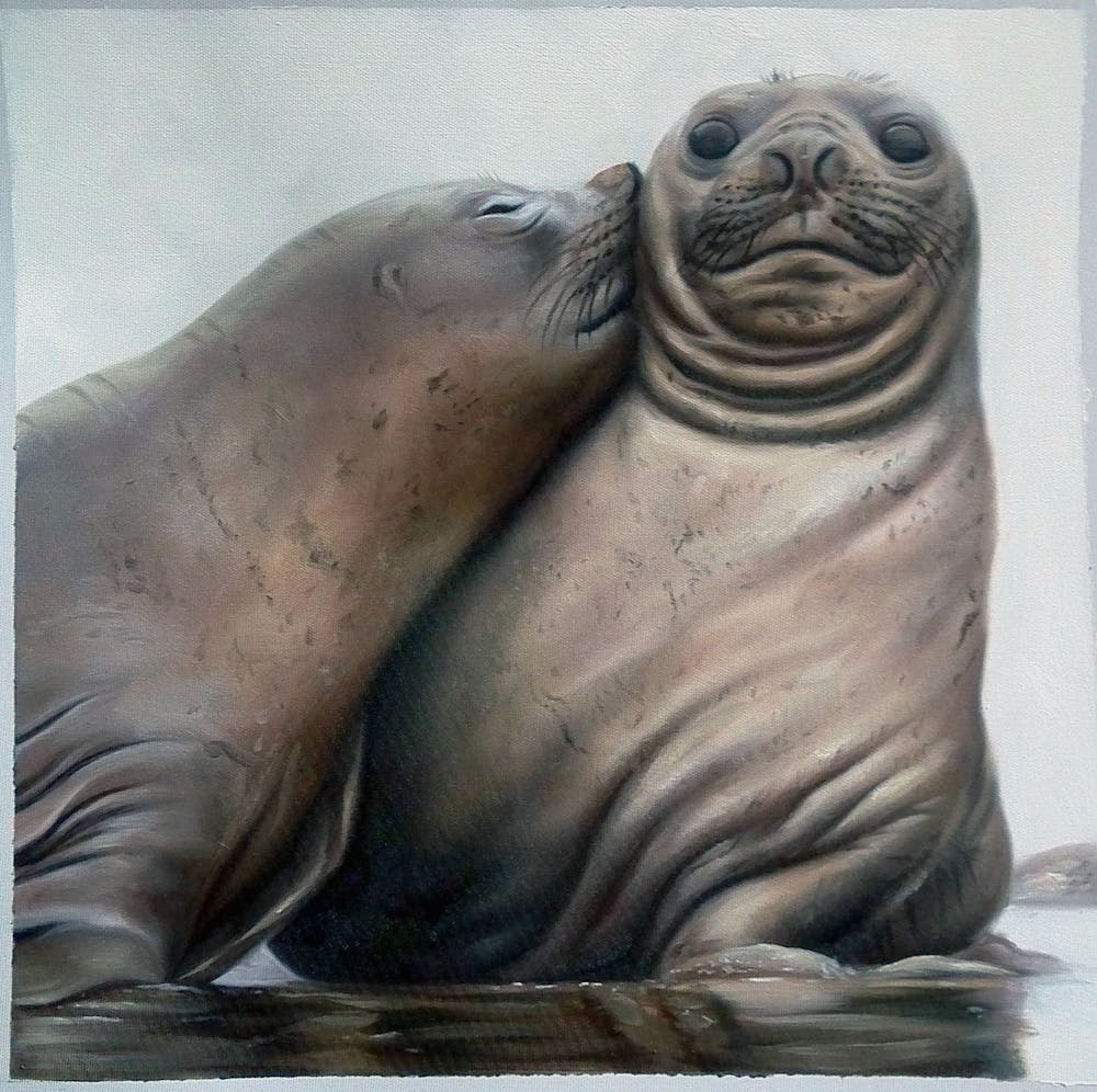 Artist-Rendered Painting