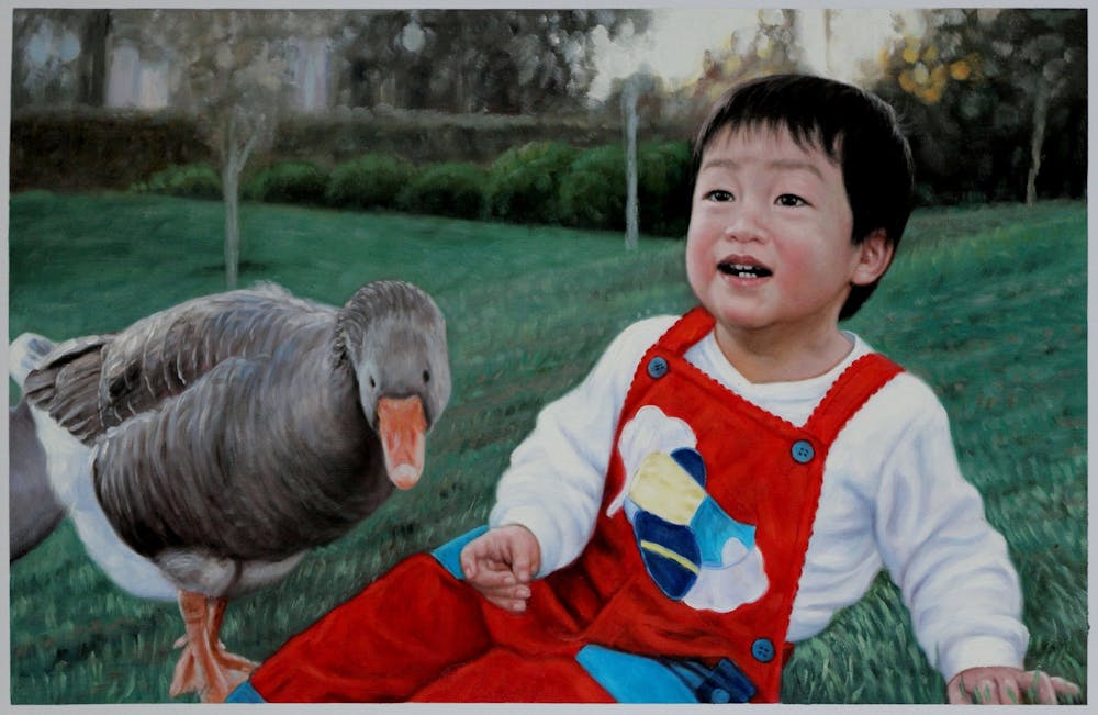 Artist-Rendered Painting