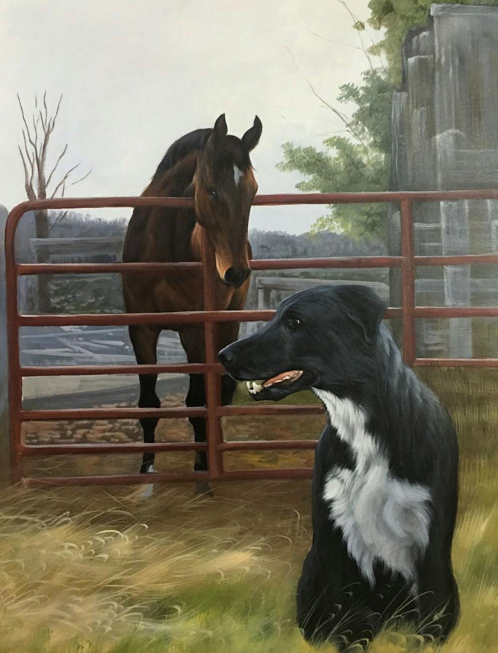 Artist-Rendered Painting