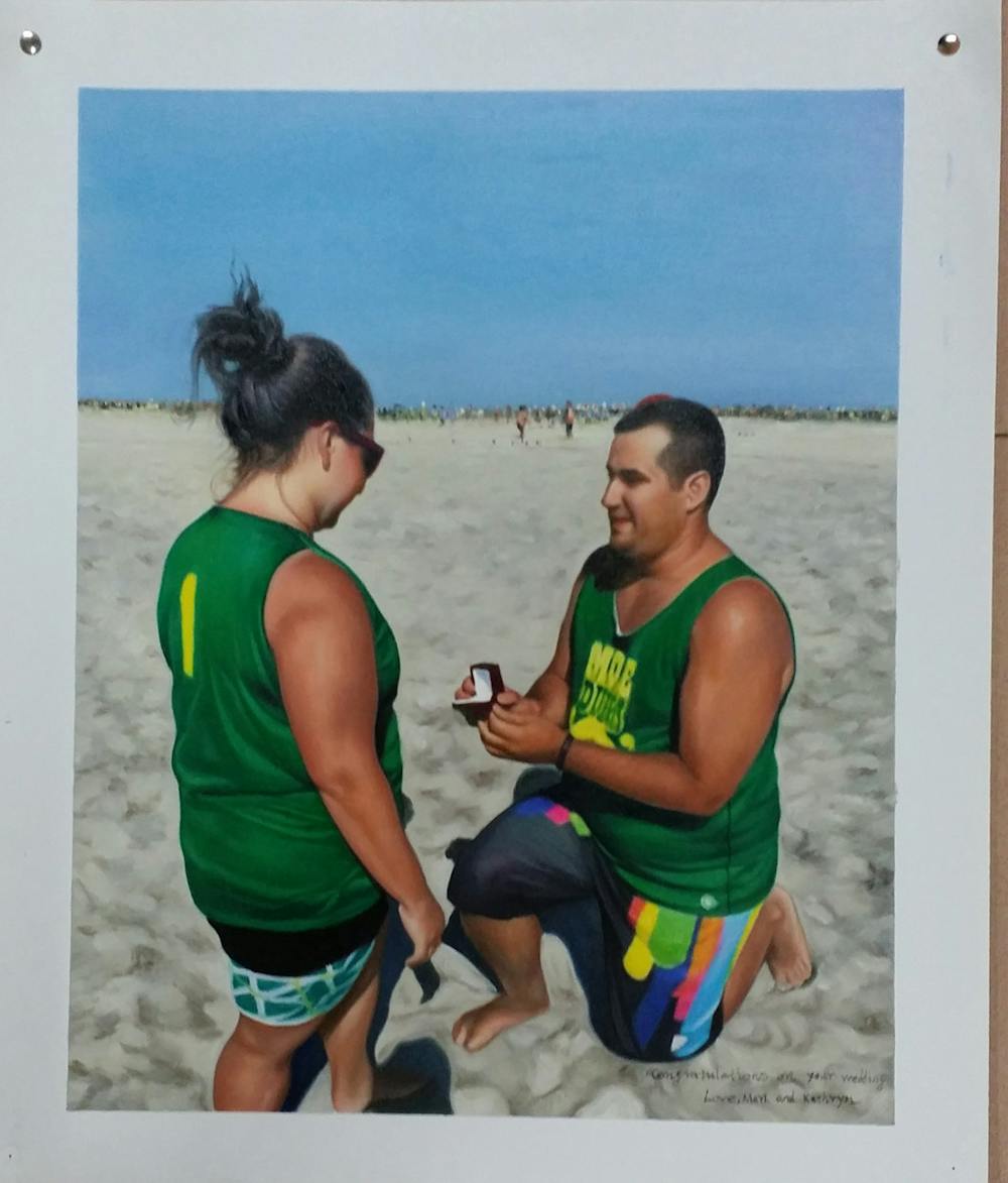 Artist-Rendered Painting