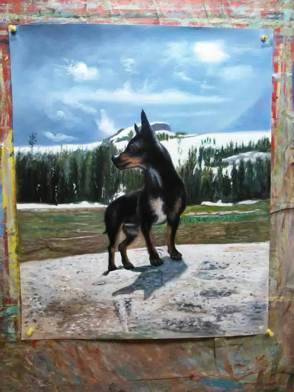 Artist-Rendered Painting