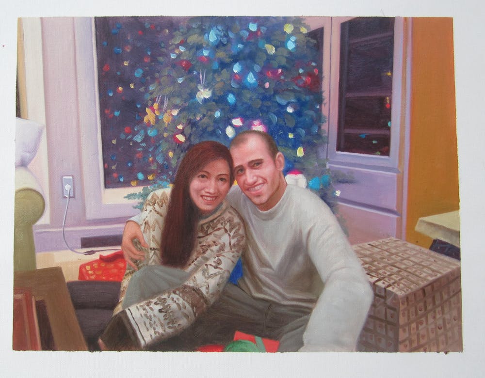 Artist-Rendered Painting