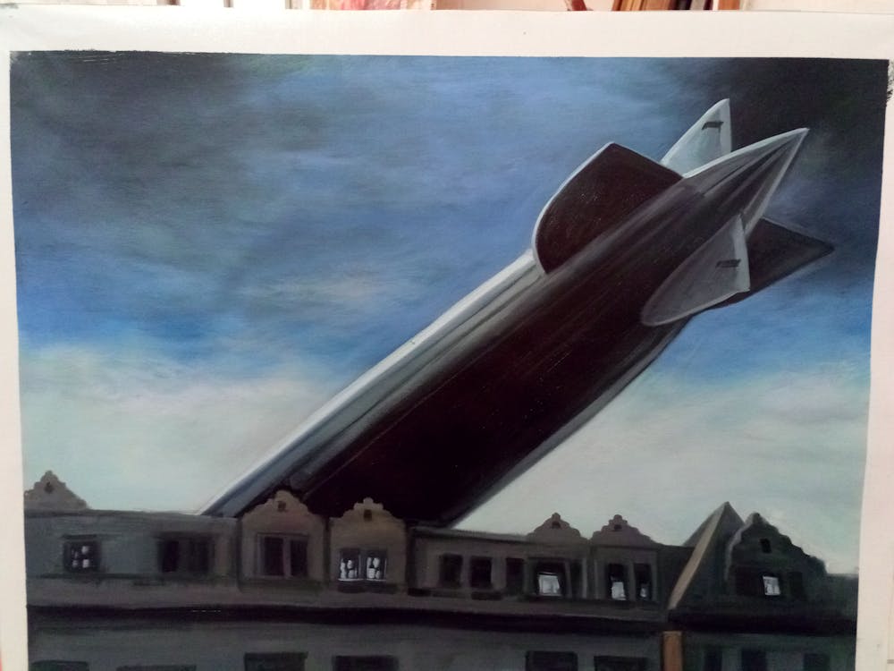 Artist-Rendered Painting