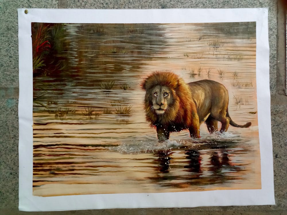 Artist-Rendered Painting