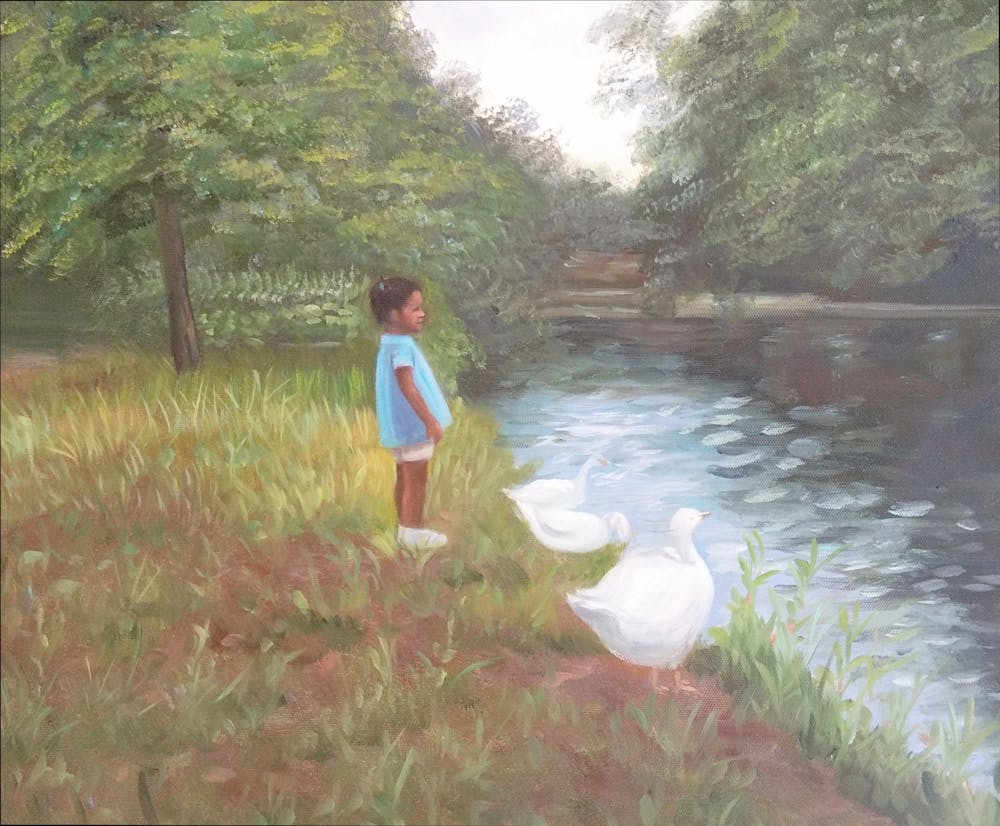 Artist-Rendered Painting