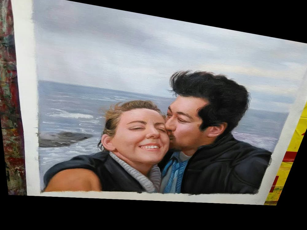 Artist-Rendered Painting