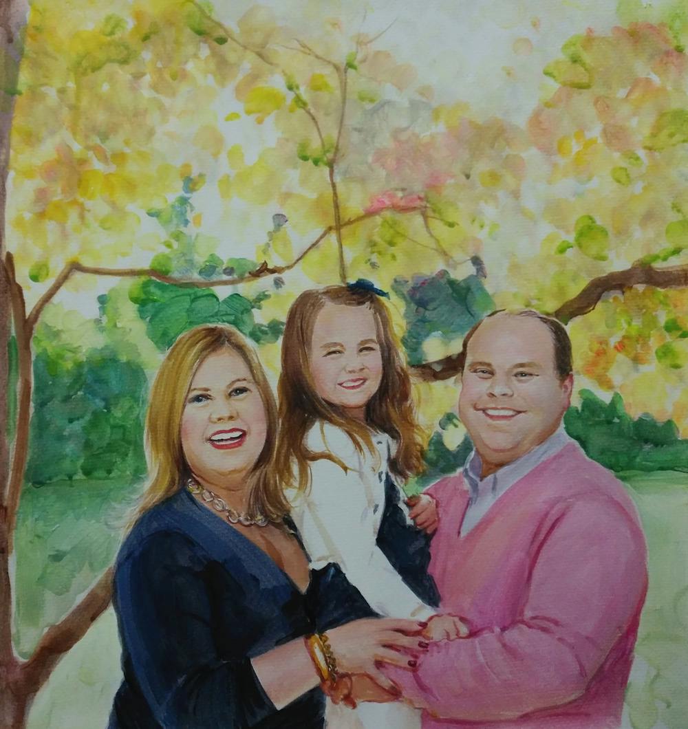 Artist-Rendered Painting