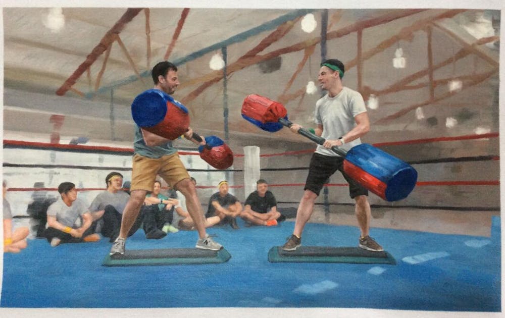 Artist-Rendered Painting