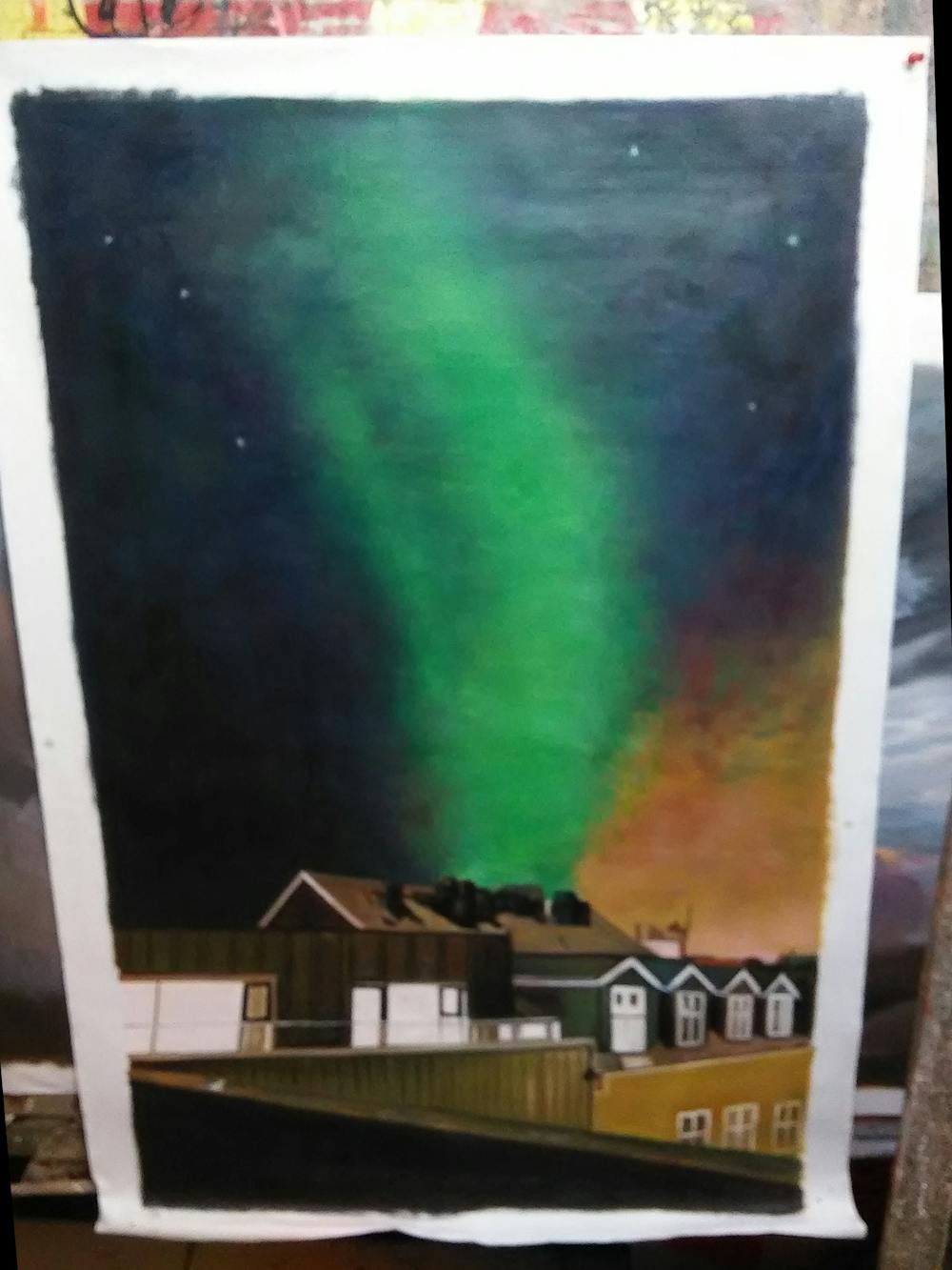 Artist-Rendered Painting