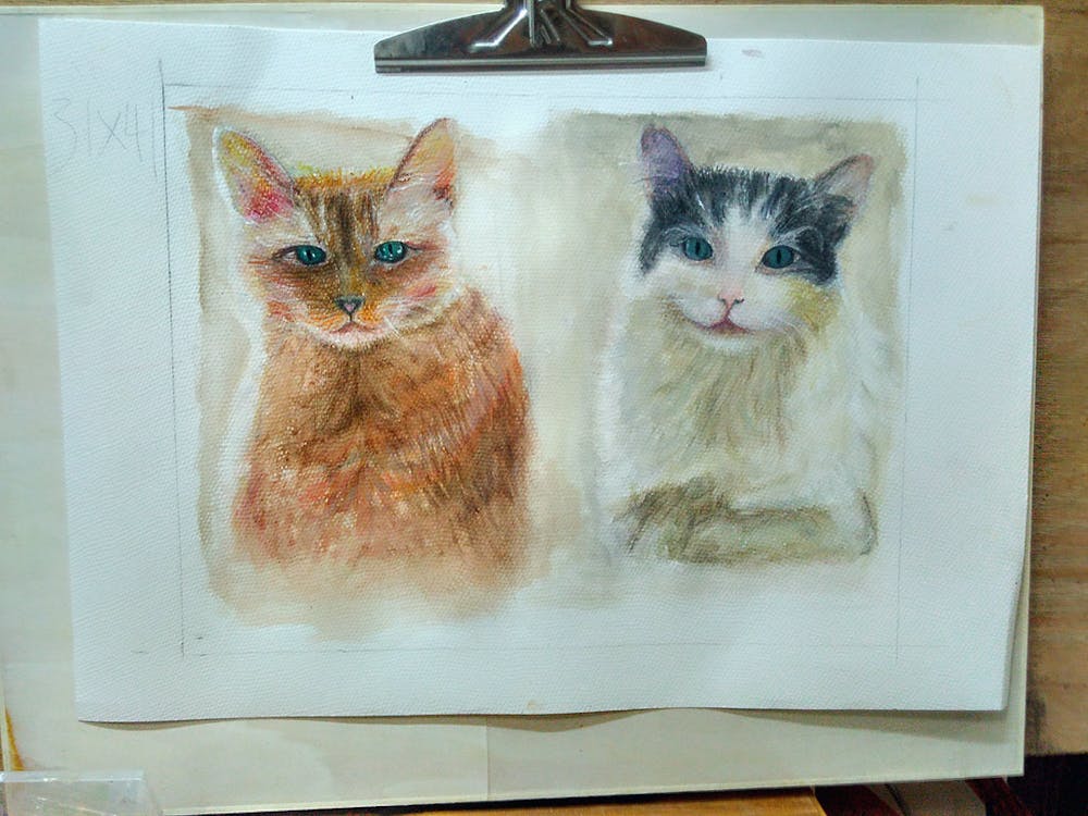 Artist-Rendered Painting