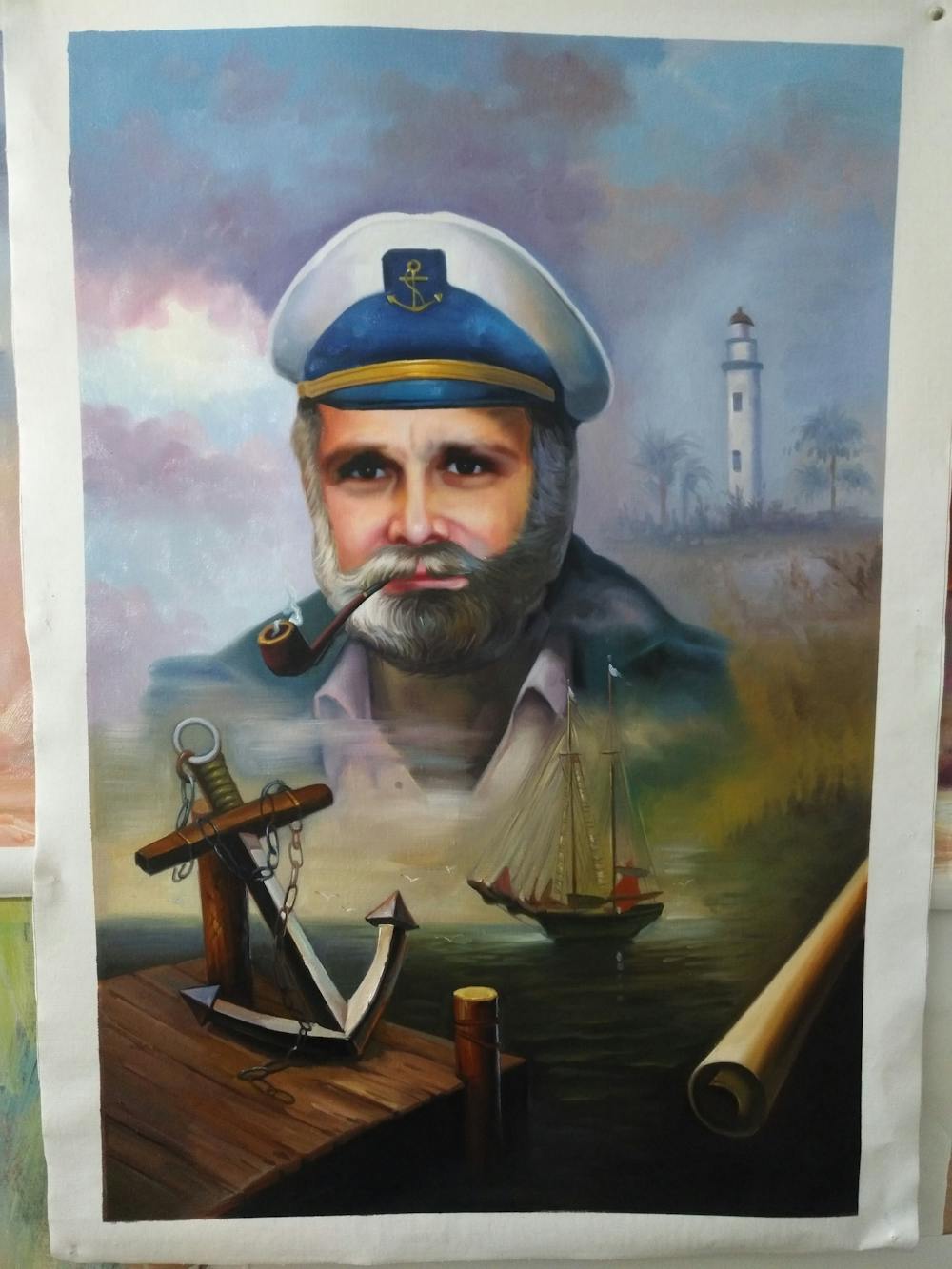 Artist-Rendered Painting