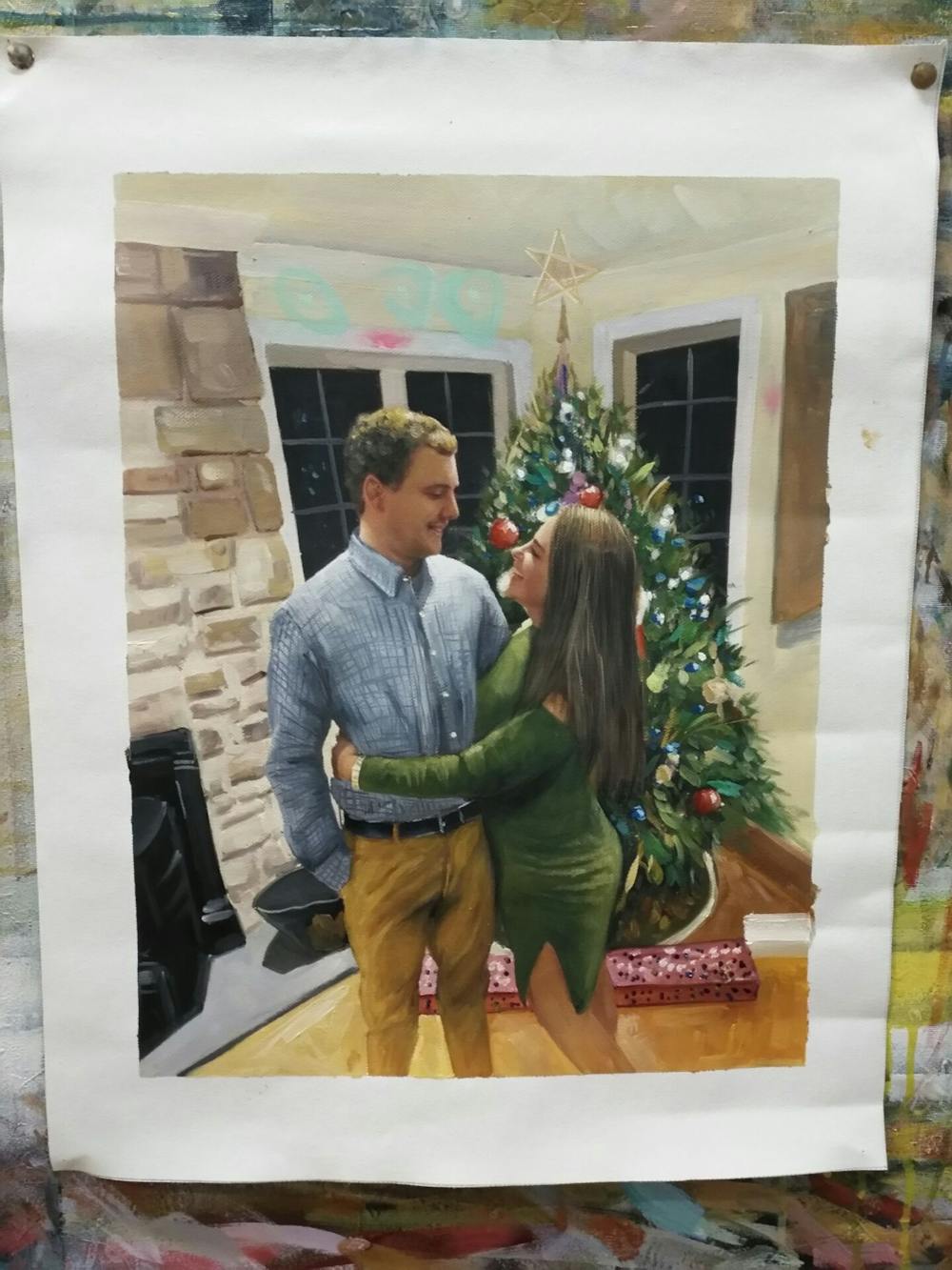 Artist-Rendered Painting