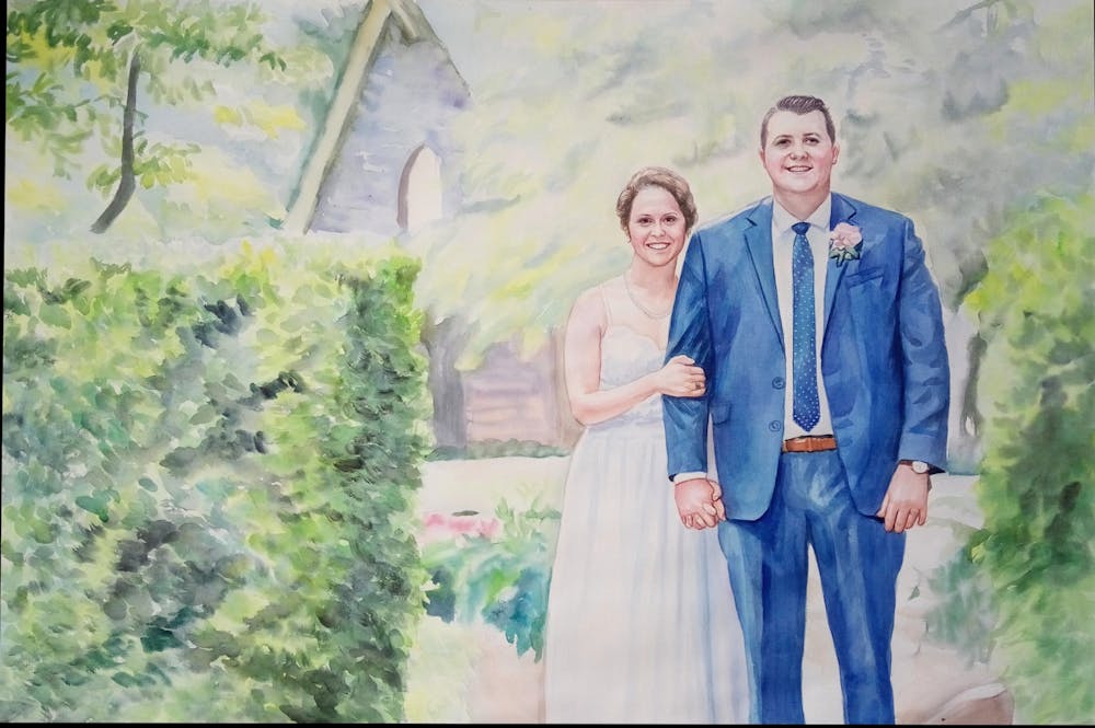 Artist-Rendered Painting