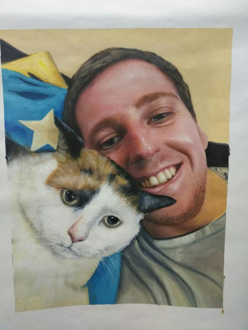 Artist-Rendered Painting