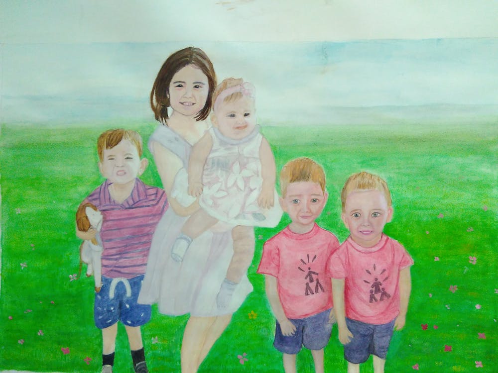 Artist-Rendered Painting