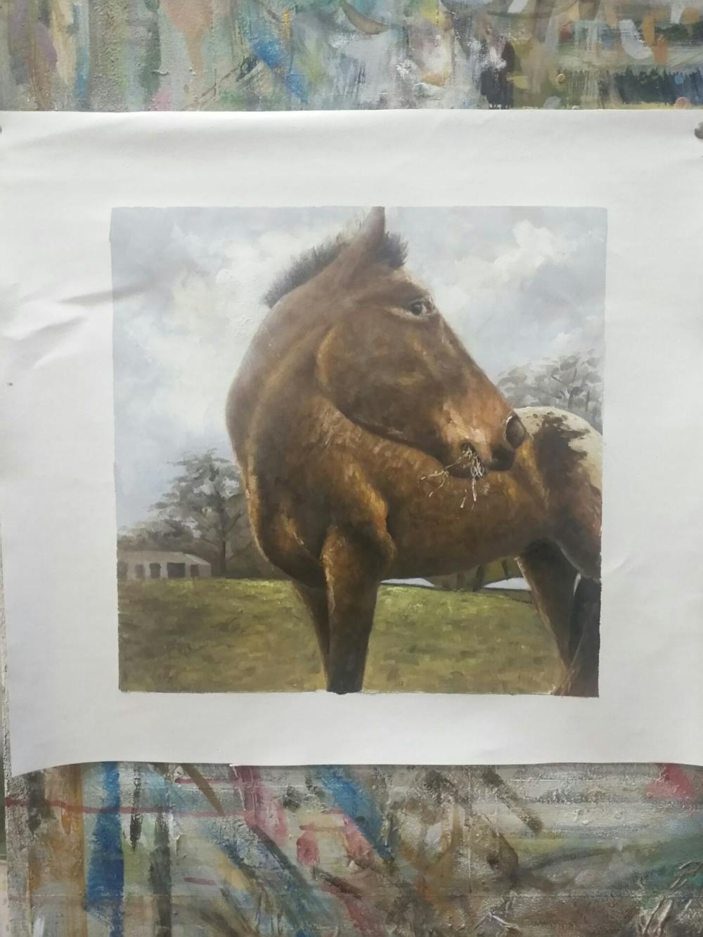 Artist-Rendered Painting