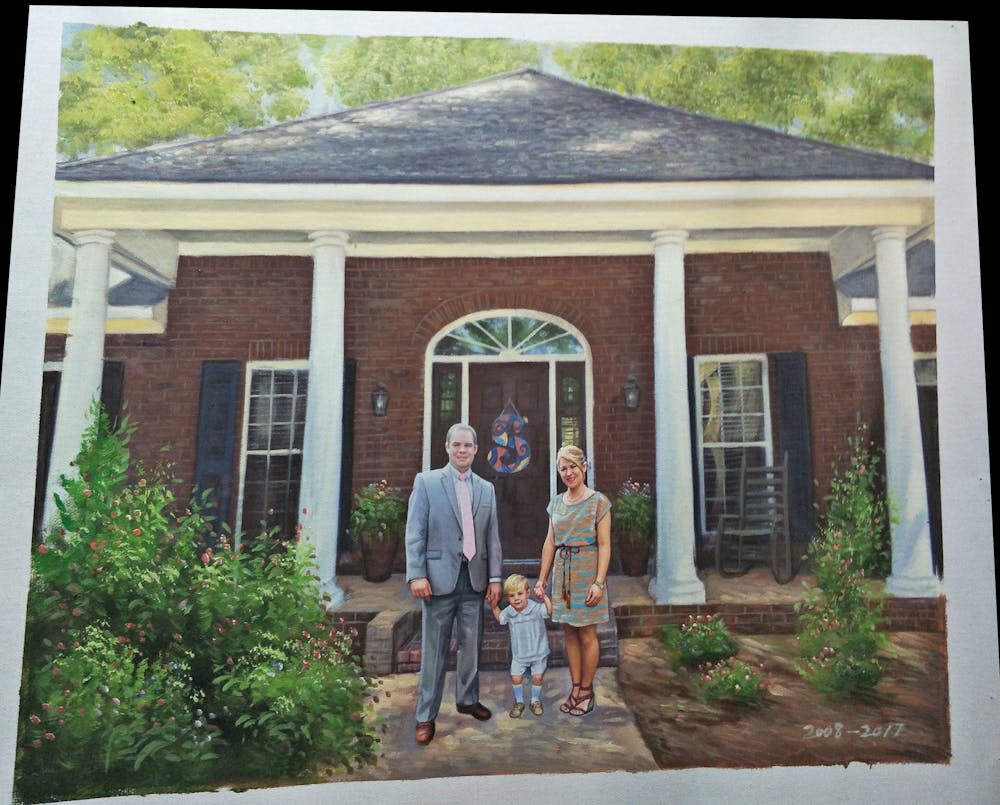 Artist-Rendered Painting