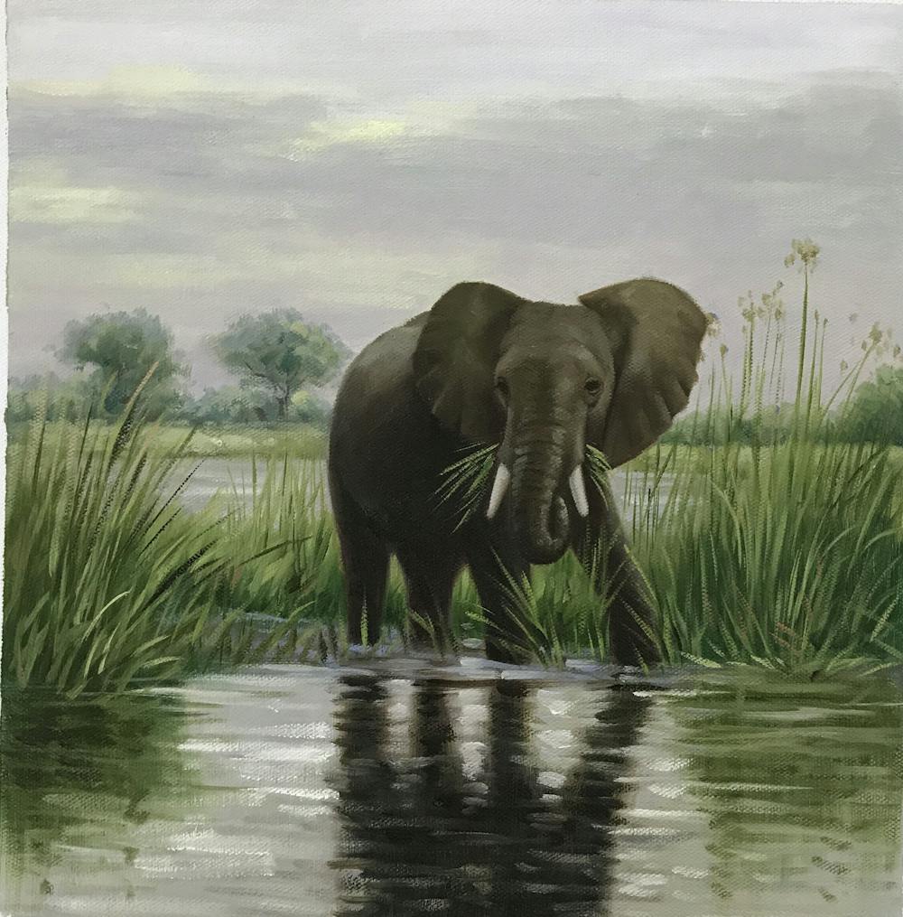 Artist-Rendered Painting