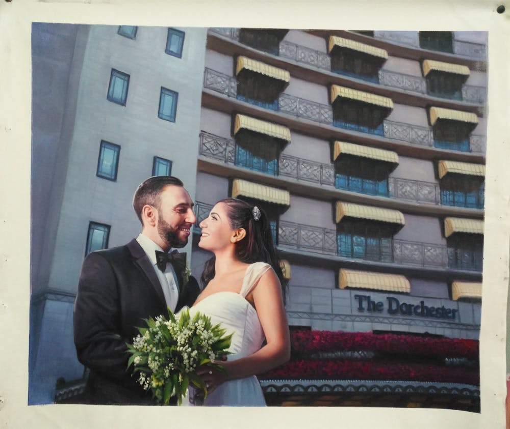 Artist-Rendered Painting