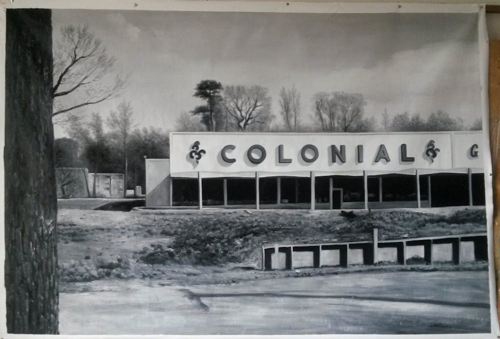 Artist-Rendered Painting