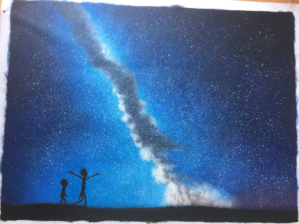 Artist-Rendered Painting