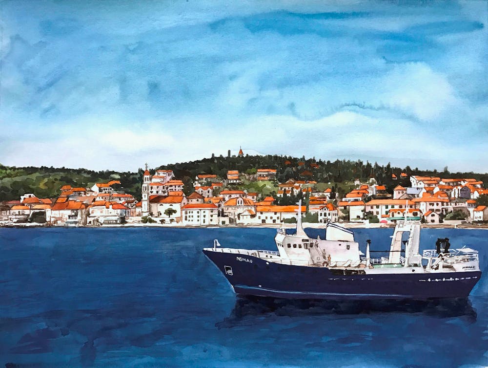 Artist-Rendered Painting