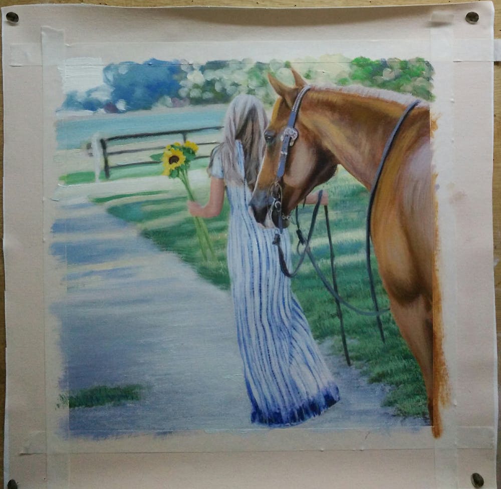 Artist-Rendered Painting