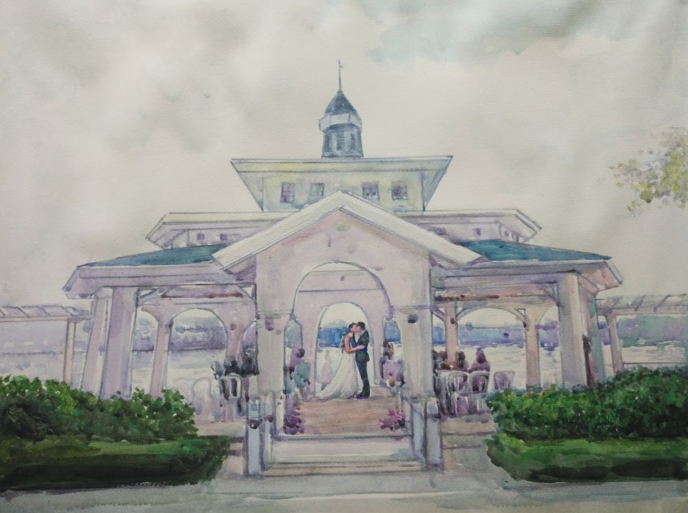 Artist-Rendered Painting