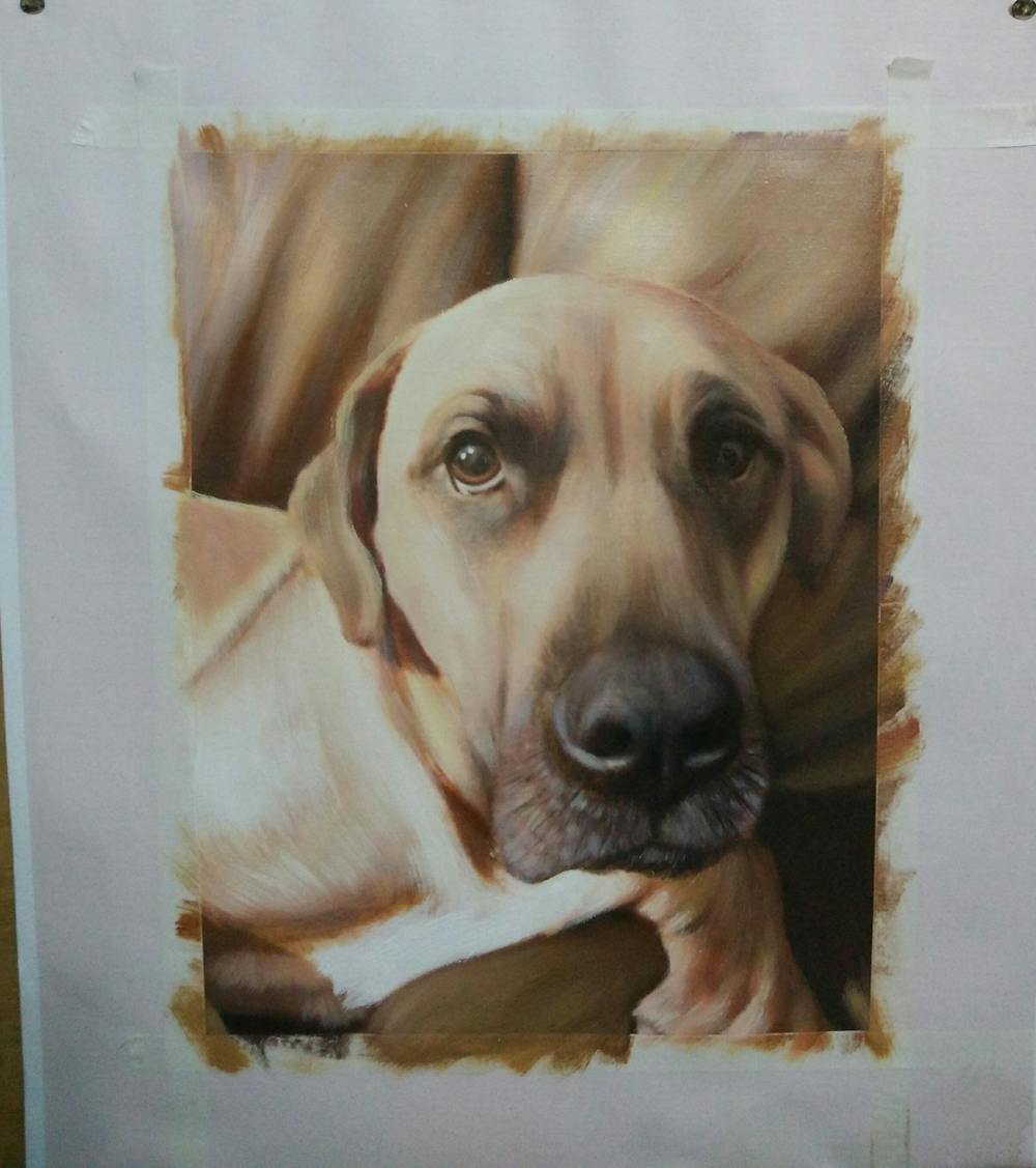 Artist-Rendered Painting