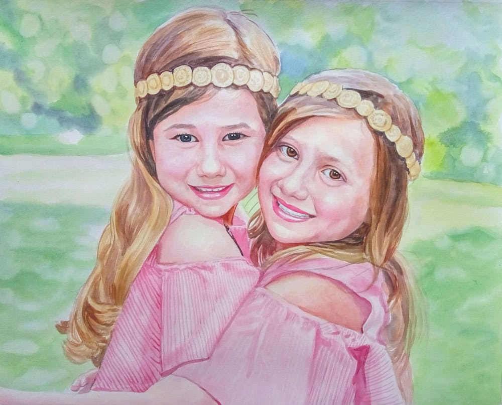 Artist-Rendered Painting