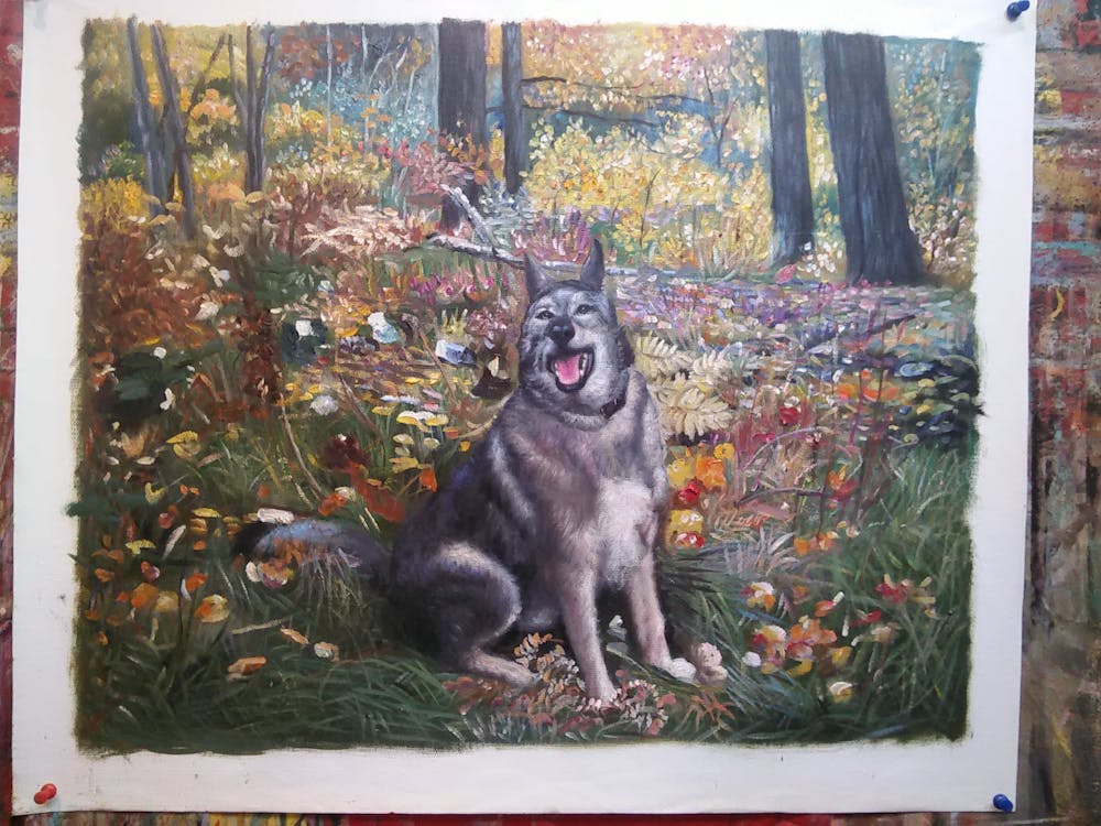 Artist-Rendered Painting