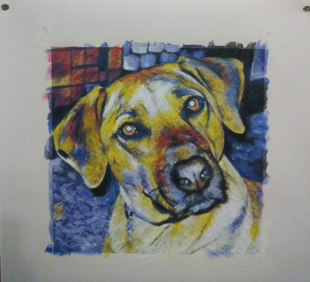 Artist-Rendered Painting