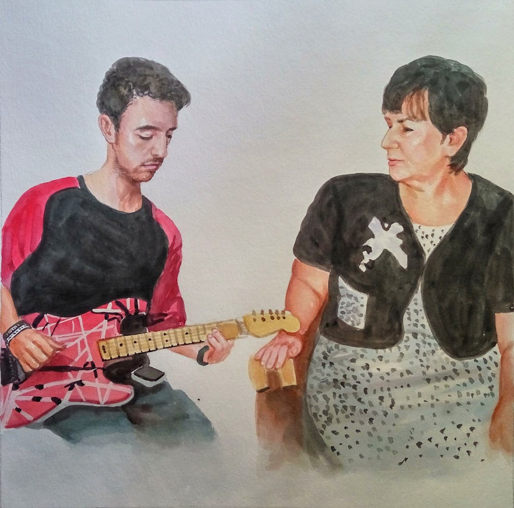 Artist-Rendered Painting