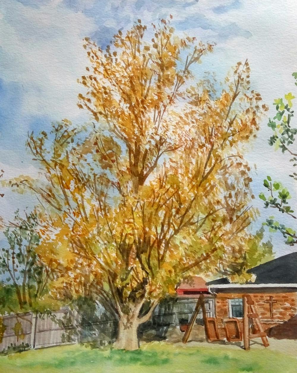 Artist-Rendered Painting