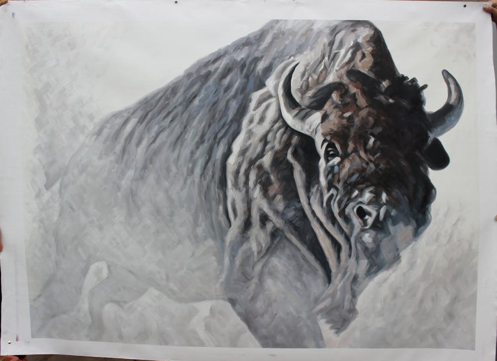 Artist-Rendered Painting