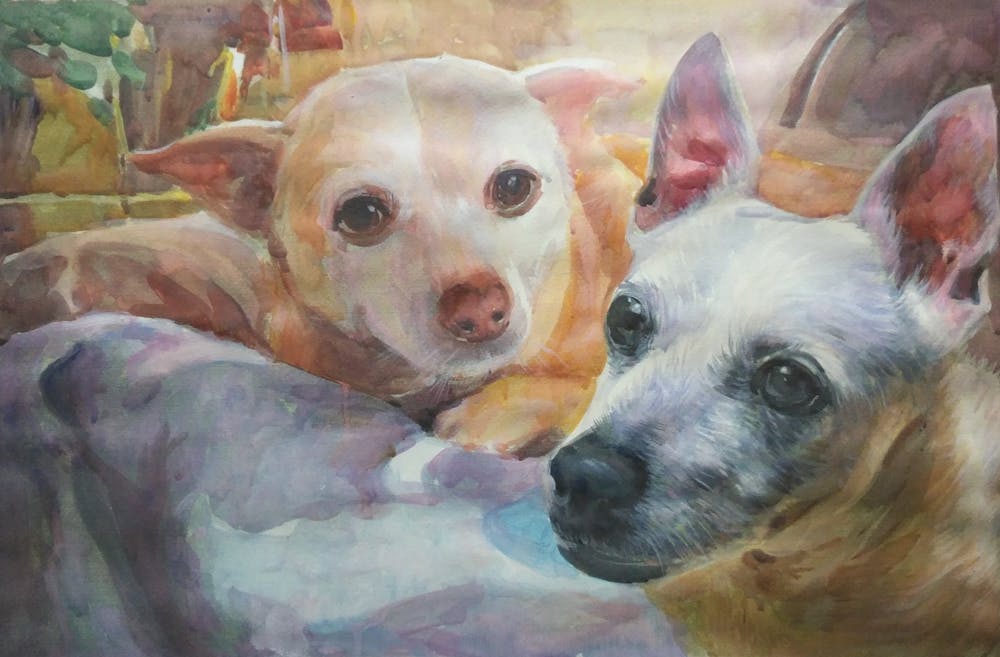 Artist-Rendered Painting