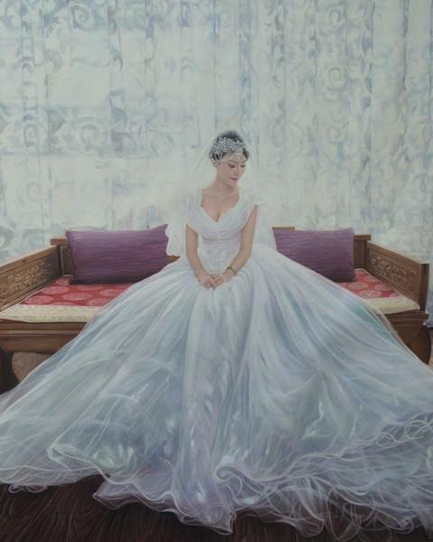 Custom oil painting from a customer photo
