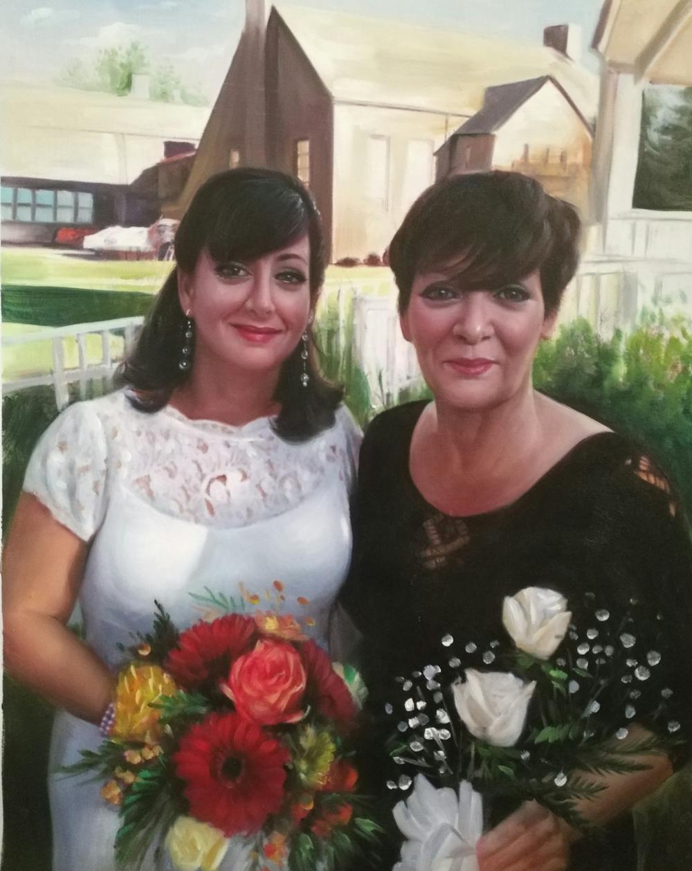 Artist-Rendered Painting