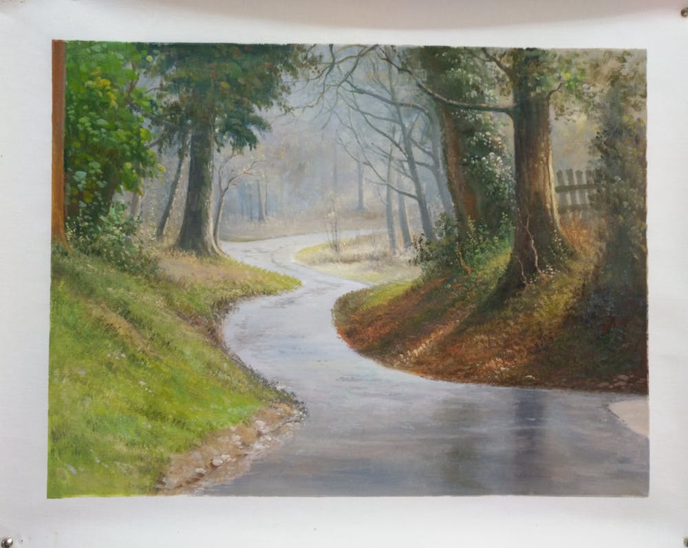 Artist-Rendered Painting