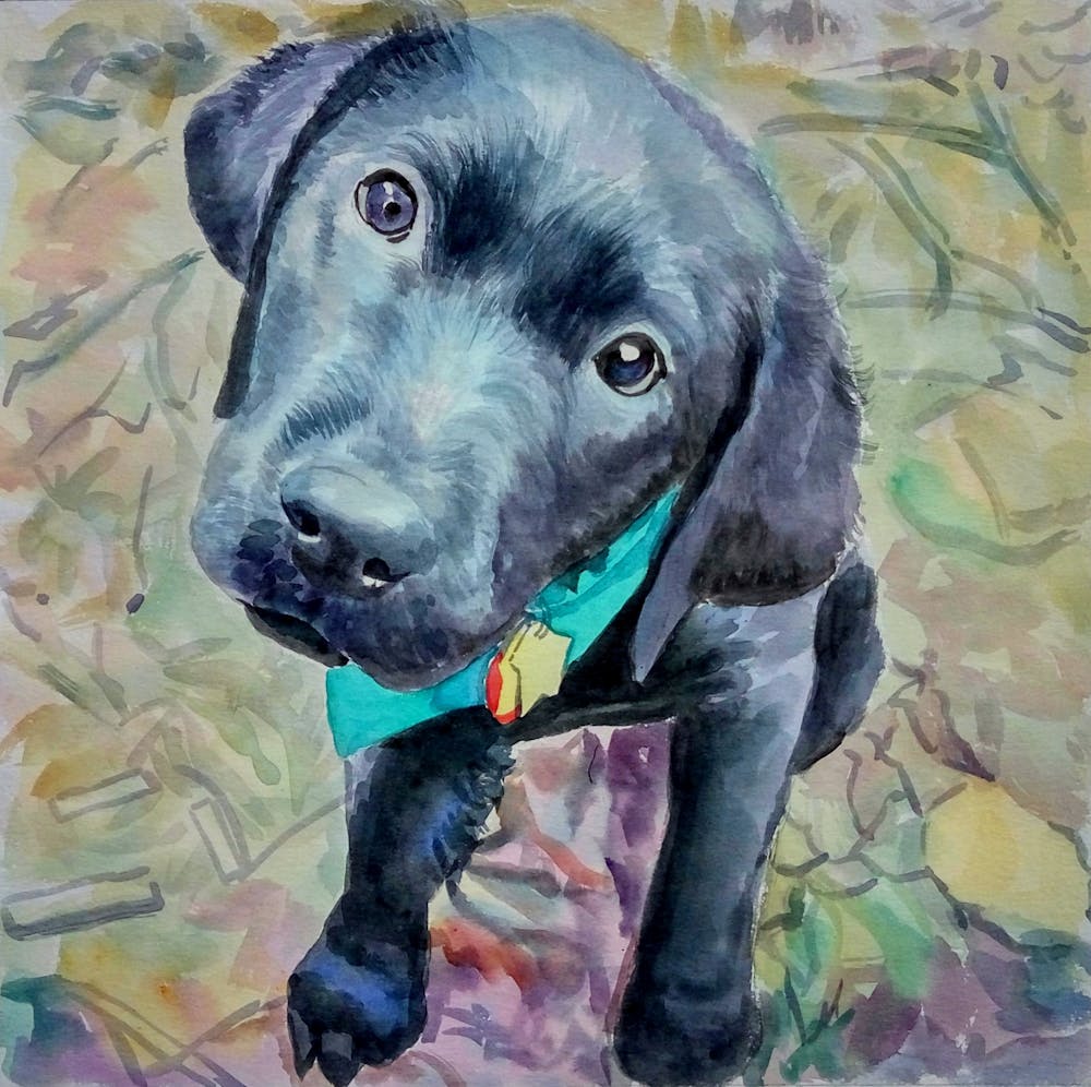 Artist-Rendered Painting