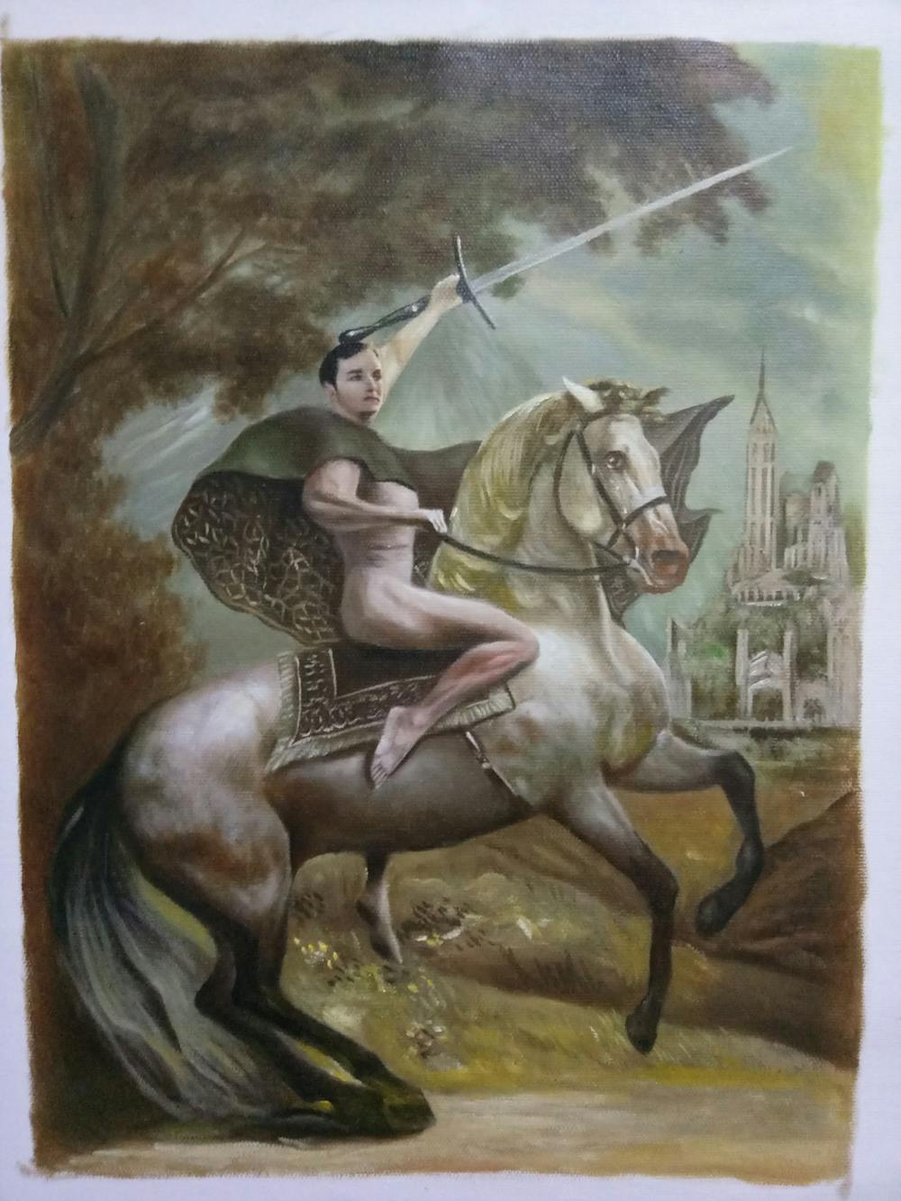 Artist-Rendered Painting