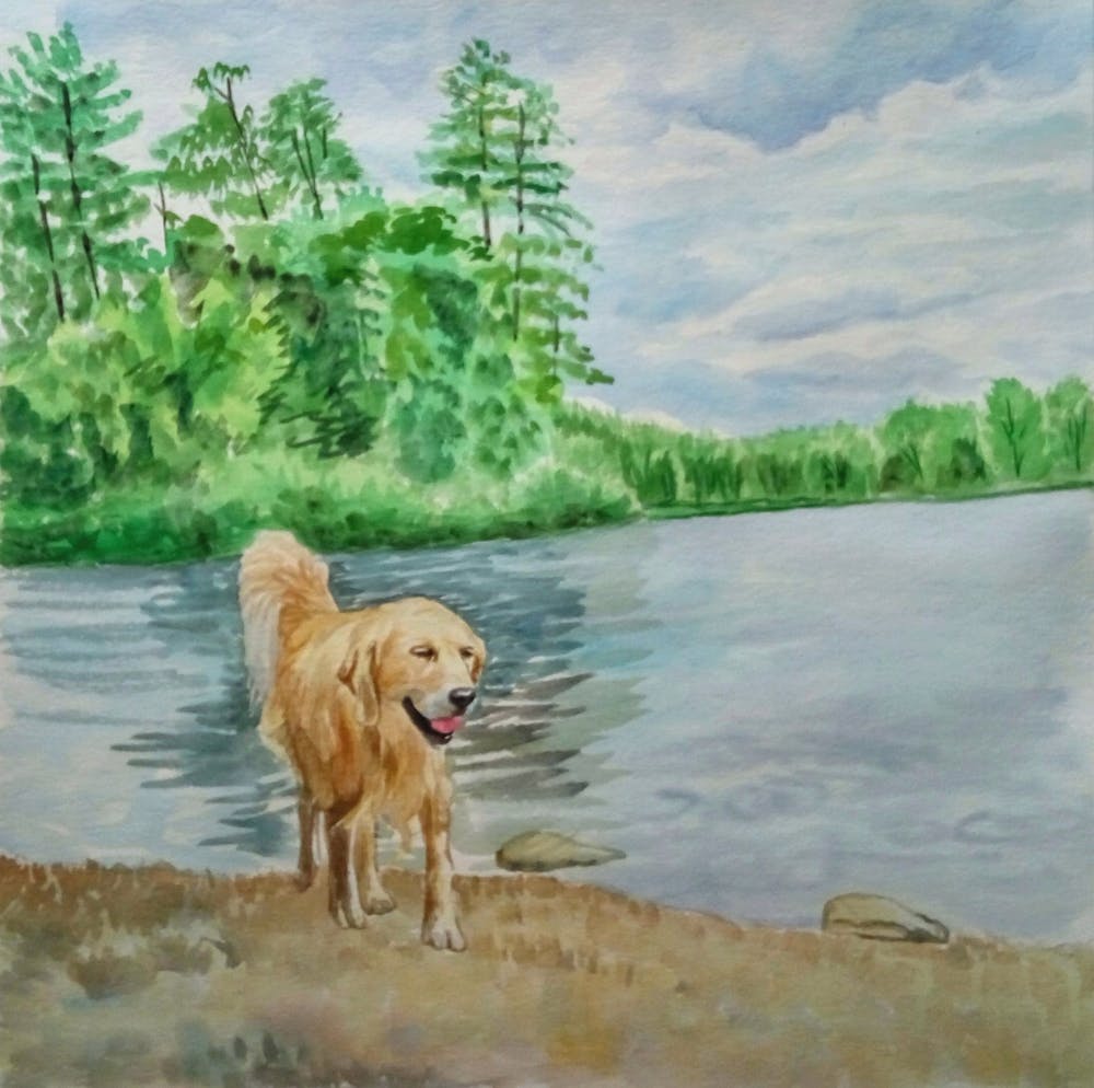 Artist-Rendered Painting