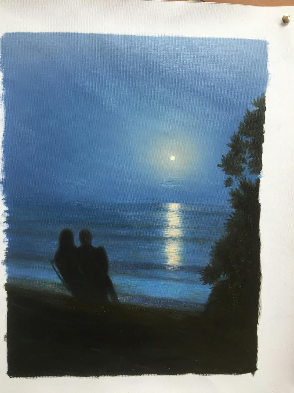 Artist-Rendered Painting